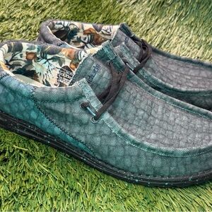 Hey Dude Wally Break/Cali Sea Patterned Loafers